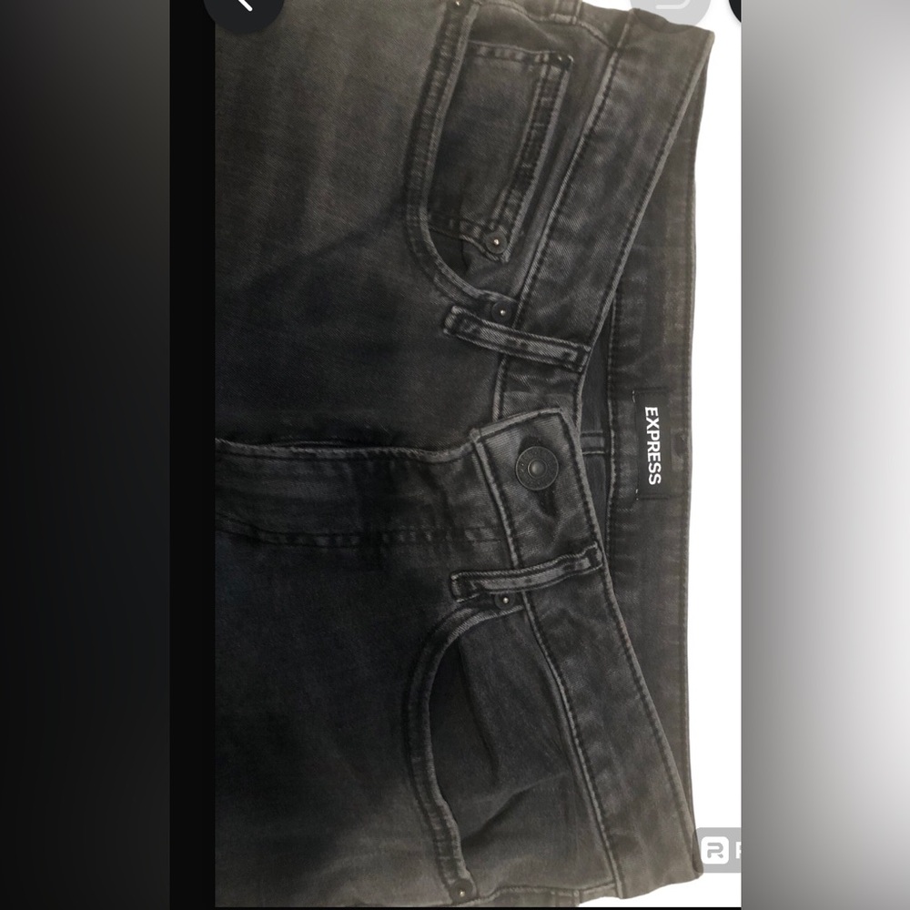 Express skinny jeans black size 30&32 used good condition